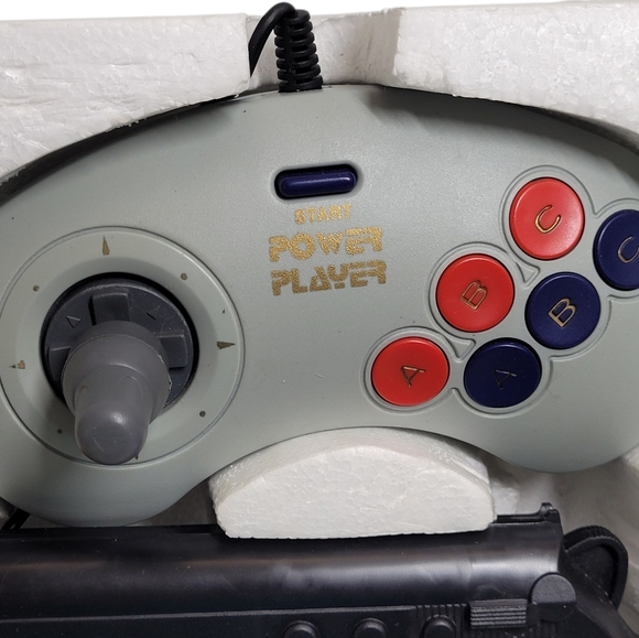 Power Player Super Joy III Famiclone Video Game Console 76 Built-in Games In Box